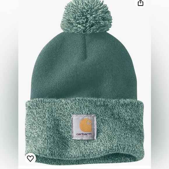 Carhartt Accessories - NWT Carhartt Women's Lookout Hat Colorblock Beanie Slate Green